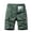 Army Green, variant on Mens Cargo Shorts Cotton Relaxed Fit Camouflage Camo Cargo Short Black S