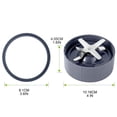 thumbnail image 4 of JZROCKER Waterproof Seal Ring Gasket for NB900W/600W Mixer Blender Juicer Base Cap, 4 of 5