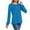 Blue, variant on FAIWAD Long Sleeve Shirts for Women Button Up Round Neck Casual Tunic Tops Dressy Casual Work Blouses
