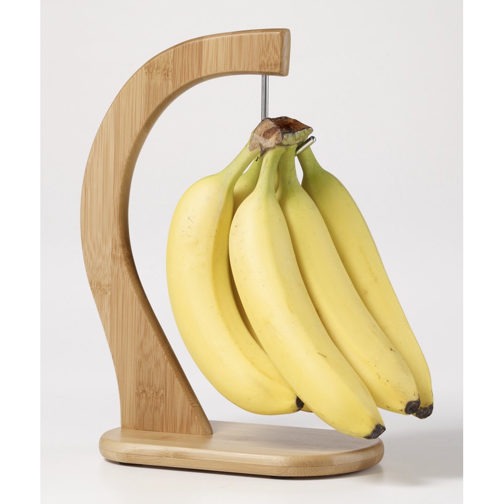 Farberware 10.75 Inch High AntiBruise Bamboo Banana Hanger Walmart