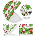 thumbnail image 5 of FMSHPON Christmas Snowmen Snowflakes Gingerbread Candy Xmas Christmas Tree Skirt Stand Mat for Holiday Party Decoration Indoor Outdoor 48 inches, 5 of 6