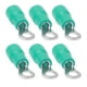 thumbnail image 4 of Conector 100 Piezas Terminales De Engarzado De Anillo Preaislado Conector De Cable De PVC De Cobre Para Maquinaria AWG 22-16, 4 of 7