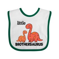 Inktastic Little Brothersaurus Boys Baby Bib