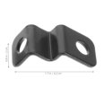 thumbnail image 2 of unbranded 1Par Soporte Para Luz Direccional Motocicleta Montaje En Horquilla Color Negro, 2 of 8