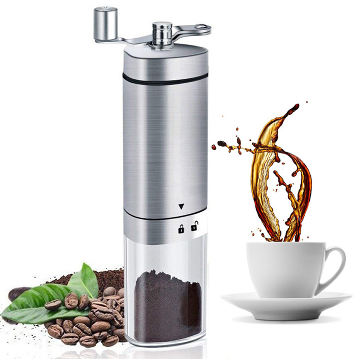 JOKAPY Manual Coffee Grinder Stainless 