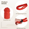 thumbnail image 4 of 4 Pcs Christmas Craft Rope Kit, Includes 2 Bundles Nylon Cord and 2 Adjustable Braided Rope Bracelets, Multipurpose Soft Ropes for DIY, Tying, Hanging, Swing, 4 of 6