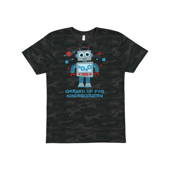Inktastic Robot Geared Up Kindergarten T-Shirt