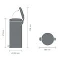 thumbnail image 5 of Brabantia NewIcon Step Can, 8 Gallon (30L), 5 of 6