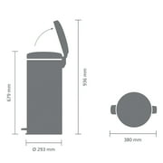 Brabantia NewIcon Step Can, 8 Gallon (30L)