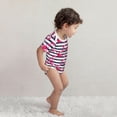 thumbnail image 5 of Rocae Dark Blue Stripes and Flamingos for Baby Climbing Clothes Soft Baby Romper for Active Infants Comfortable and Breathable Crawling Jumpsuit Unisex Baby Outfit 18 Months, 5 of 8