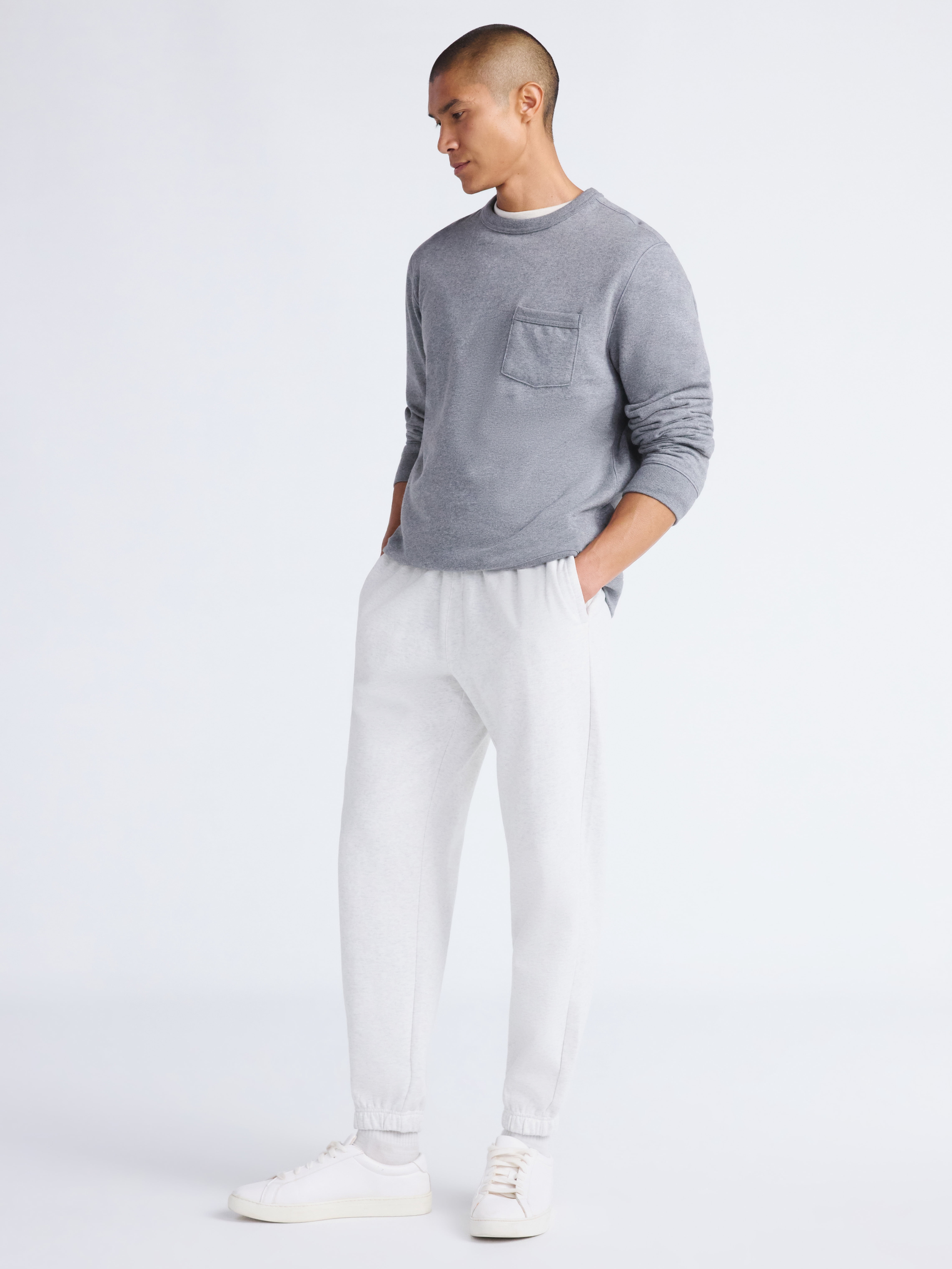 Free Assembly Men's Fleece Jogger Pants, Sizes XS-3XL