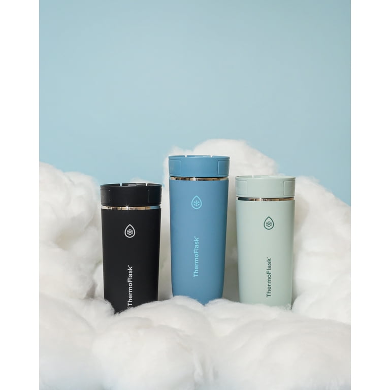 ThermoFlask 16 oz Insulated Travel Mug, Shaded Teal photo 4