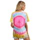 thumbnail image 3 of Camiseta MEESHEEP Peace Love Hippie con estampado vintage para mujer, 3 of 6