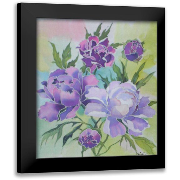 Mayskaya, Alisa 12x13 Black Modern Framed Museum Art Print Titled - Soft Floral