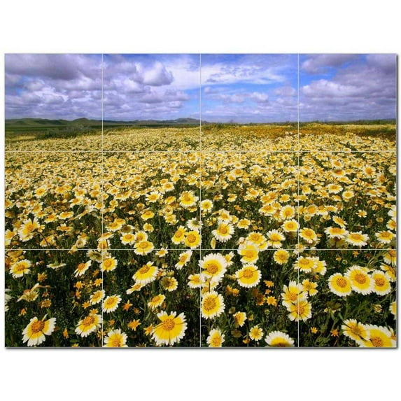 Flower Photo Ceramic Tile Mural Kitchen Backsplash Bathroom Shower 404865-L43
