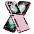thumbnail image 1 of Supershield Case For Samsung Z Flip 4 Shockproof Armor TPU Bumper Hard Plastic Phone Cover - Pink, 1 of 5