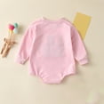 thumbnail image 2 of Mwjwdo 3-18M Baby Girl One Piece Romper Infant Girl Long Sleeve Bodysuit Holidays Tops Sister Matching Outfits Suitable for Autumn and Winter, 2 of 7