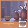 thumbnail image 4 of MasteelfCA 1Pc Desktop Incense Diffuser Wood Aroma Diffuser for Domestic Use (Dark Grey), 4 of 8