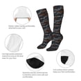 thumbnail image 3 of Fotbe Cool Sports Car Calcetas Divertidas Estampadas para Hombre y Mujer, Calcetas de Algodón hasta la Rodilla para Caminar, Correr, Enfermería y Embarazo, 3 of 6