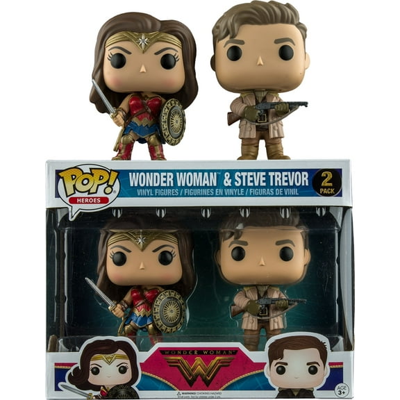 DC Funko POP! Movies Wonder Woman & Steve Trevor Vinyl Figure