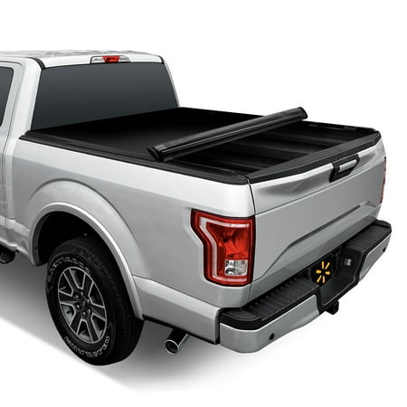 Auto Drive Soft Roll up Truck Bed Tonneau Cover Fits 2015-2023 F150 5.5FT Bed (67.1 )