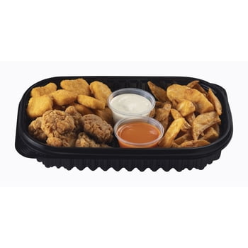 Charola boneless Bachoco 12 pzas con nuguets 17 pzas y papas gajo 350 g