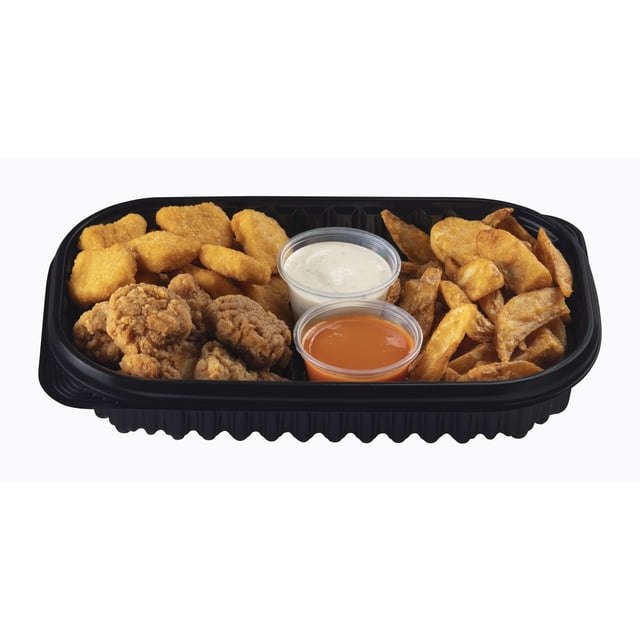 Charola boneless Bachoco 12 pzas con nuguets 17 pzas y papas gajo 350 g
