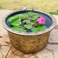 thumbnail image 2 of Maceta grande de resina gruesa con orificio de drenaje, estilo retro, para plantas de interior y exterior, jardinería doméstica., 2 of 8