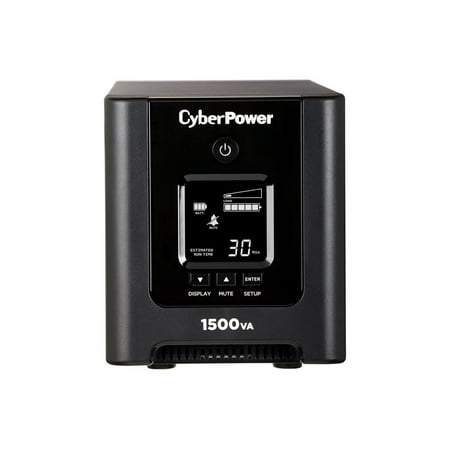 CyberPower - PFC Sinewave Series 1500VA Battery Back-Up System - Black