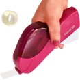 thumbnail image 1 of Handheld Packaging Tape Dispenser/Gun with Auto Cutter - One-Handed, Safe & Convenient, No Batteries Needed, Compatible with 1/2'' to 3/4'' Tape (Includes 1 Kissdeer® Tape Roll), Pink Design, 1 of 8