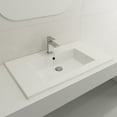 thumbnail image 7 of BOCCHI 1113-001-0126 Ravenna 32.25 Wall-Mounted with Overflow In White, 7 of 7