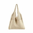 thumbnail image 2 of Tuvgenk Boho Crochet Shoulder Bag for Women Woven Beach Tote Large Capacity Knit Hobo Purse for Travel Shopping Vacation, 2 of 6