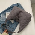 thumbnail image 1 of Bolsa bandolera de nailon para mujer bandolera acolchada de algodón de color liso JShteea  Para Estrenar, 1 of 8