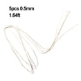 thumbnail image 1 of .64ft Silver Welding Rods Gold Soldering Wire Soldering Rods for Jewelry Repair 0.5mm, 1 of 9