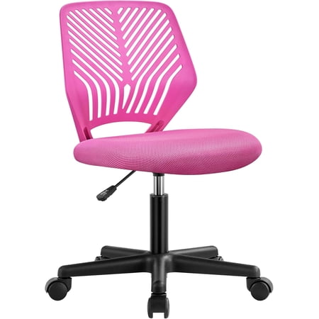 compact adjustable swivel armless office product