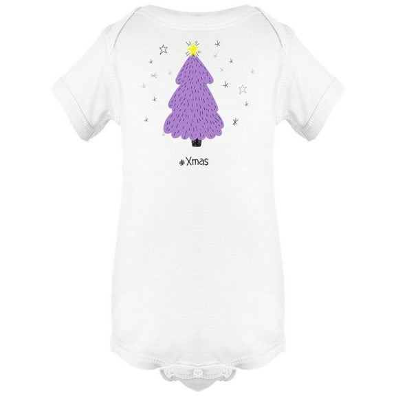Xmas Tree Bodysuit Infant -Image by Shutterstock, 12 Months