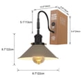 thumbnail image 5 of Kiven Cordless Bookshelf Lamp, Set of 2 Rechargeable Bookcase Lighting with Iron Lampshade, Farmhouse Decorative Bookend, Cordless Table Lamp for Bedside Bookshelf Cabinet Home Decor,Khaki, 5 of 7