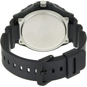 Casio Mens Oversized Dive Style Watch, Black/Silver MRW210H-1AV