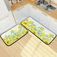 thumbnail image 7 of GZHJMY Blooming Sunflower -e Kitchen Rug,Set of 2 Decoration Non Skid Washable Soft Super Absorbent Anti Kitchen Floor Mats for Kitchen Office Laundry Room Bathroom (19"x27"+19"x47"), 7 of 7