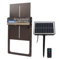 thumbnail image 3 of 3 In 1 Chicken Door, Brown Automatic Chicken Coop Door Light Sensing Mode Sheet Metal Door Frame  For Breeding Farm, 3 of 7