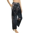 thumbnail image 2 of Daiia Majestic Black Yak Women's Sleep Pant with Pockets and Drawstring,Pajama Pants-Small, 2 of 9