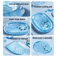 thumbnail image 4 of Cama De Agua Inflable Para Mascotas, PVC Grueso Divertido Antiarañazos, 4 of 7