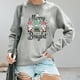 thumbnail image 1 of Jerseys con estampado de gnomo Top holgado sudadera de gran tamaño para mujer traje de vacaciones, 1 of 9