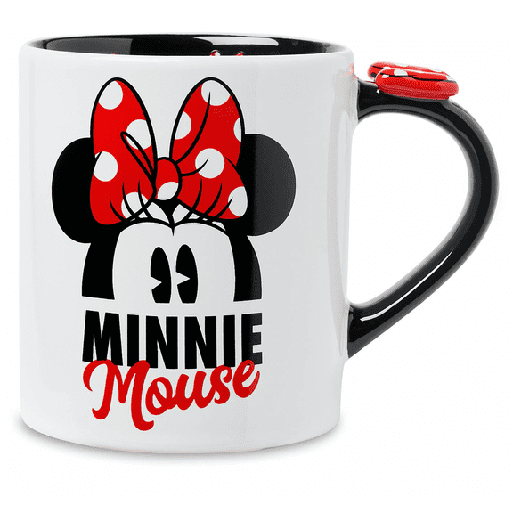 Disney Parks Minnie Bow with Dots Coffee Mug New