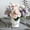 F, variant on Artificial Peonies Stems, Real Look Fake Peony Branches for Vase Filler, 5 Head Spring Artificial Flowers for DIY Bouquet Centerpieces Wedding Home Decor