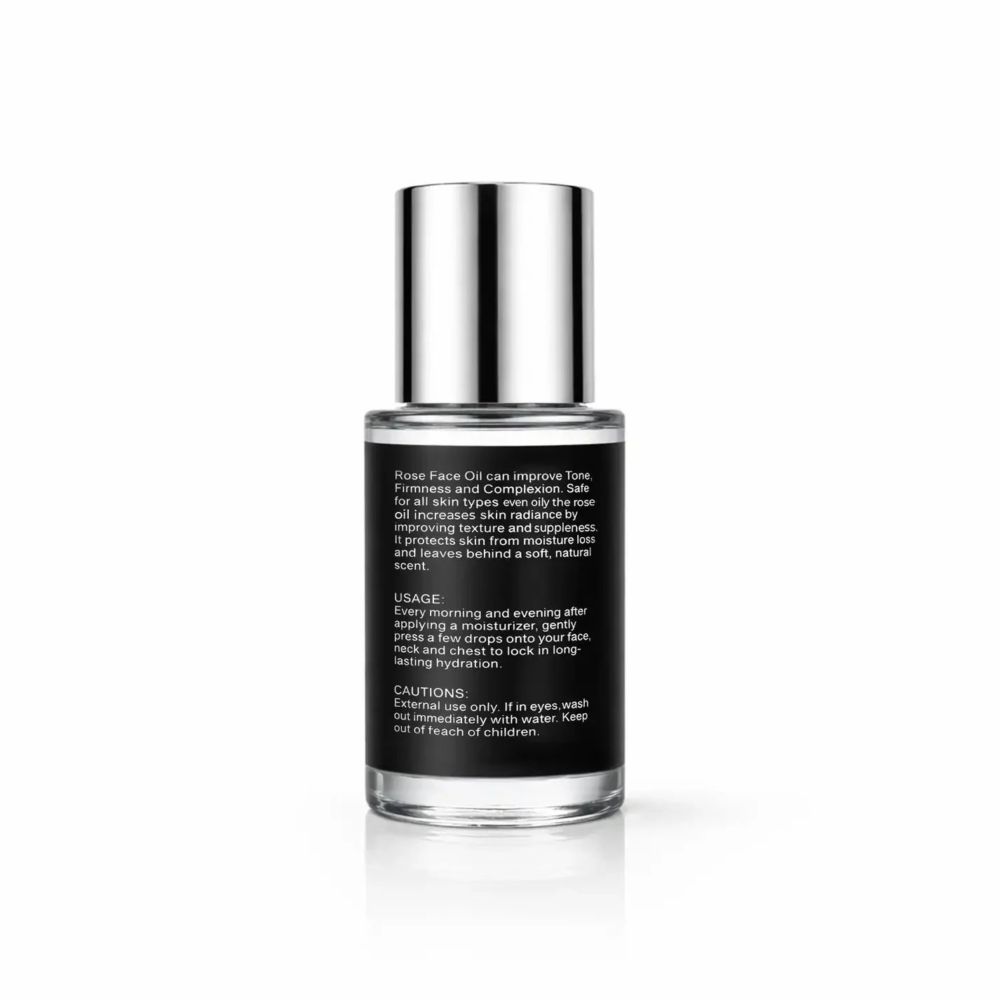 Skin Centric Rose Face Oil - Organic Face Moisturizer for All Skin Types