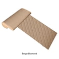 thumbnail image 3 of Becaristey PU Soft And Comfortable Leg Pad Relieve Leg Pressure Universal Wear Resistant Easy Beige-rhombus 1Set, 3 of 6
