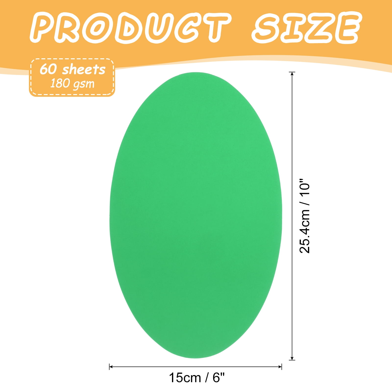 Uxcell Circles Paper, Round Origami Paper, Circles Cutouts Paper for DIY Crafts, Painting, Scrapbooking Deep Green 6 x 10 Inch