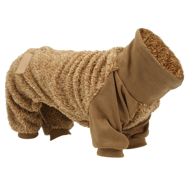 Dog Winter Clothing, 4 Size Elastic Universal Pet Jumpsuit Warm