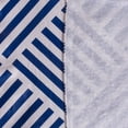 thumbnail image 2 of Contemporary Home Living Grid Panel Rectangular Vinyl Tablecloth - 84" - Nautical Blue and White, 2 of 4